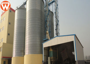 동물 먹이 보조 장비 밀/옥수수/곡물 건조물 500-2500 톤 수용량